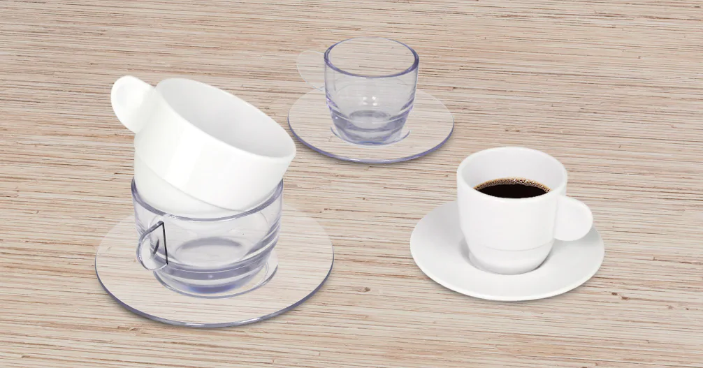 Bicchieri di plastica riutilizzabili